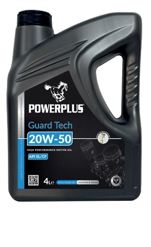 Original PowerPlus MOTOR OIL 20W-50 packaging
