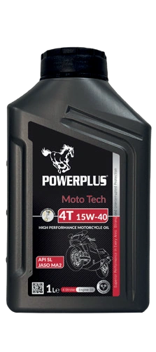 Original PowerPlus MOTORCYCLE 4T 15W-40 packaging