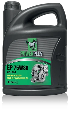Original PowerPlus GEAR OIL SERIES EP 75W-80 packaging